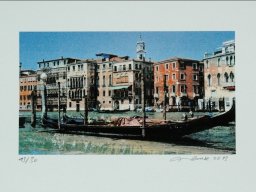 Wilfried H.G. Neuse, "Venedig", Digitalprint, 30x40cm