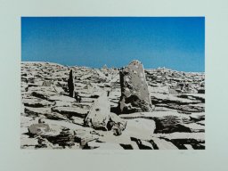 Claus Vahle, "Inishmore Irland", Siebdruck; signiert e.a., 50x60cm