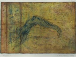 Ziad El Kilani, "Springer", Radierung, 50x60cm