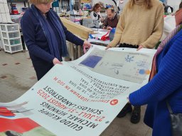 Taschen aus LKW Planen des Fotokünster Guido Klumpe