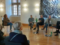 Herbstausstellung "MetaMOORphosen"Fotos - Künstlergespräch