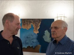 Bernd M. Langer - Vernissage und. Künstlergespräch