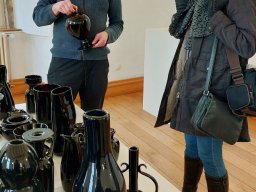 druck.farbe.glas.form - Ausstellungsaufbau